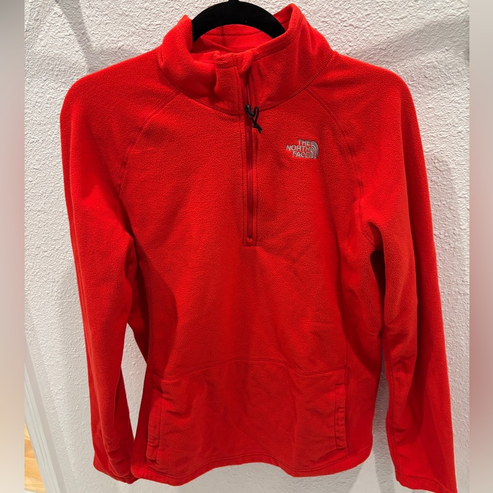 Red North Face Fleece